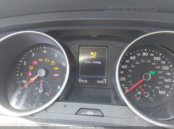 3VV2B7AX9KM068337 2019 VOLKSWAGEN TIGUAN Gray უკანა სავარძლების ხედი
