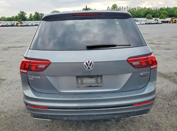 3VV2B7AX9KM186064 2019 VOLKSWAGEN TIGUAN Серый Вид сзади