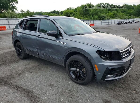 3VV2B7AX9KM186064 2019 VOLKSWAGEN TIGUAN Серый Передняя правая четверть