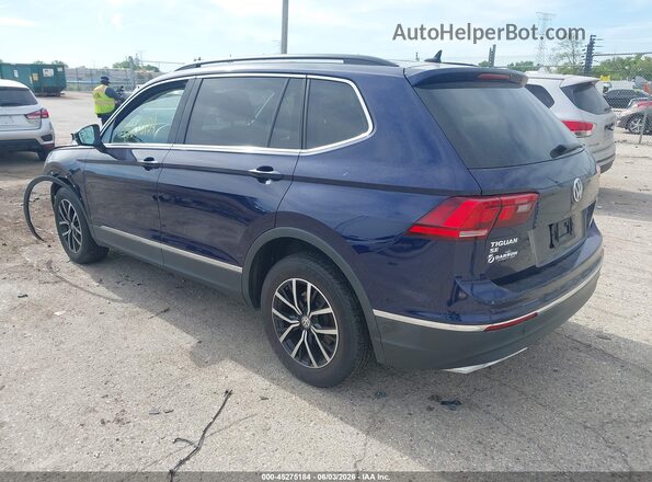 3VV2B7AX9MM003250 2021 VOLKSWAGEN TIGUAN Blue Tył lewy