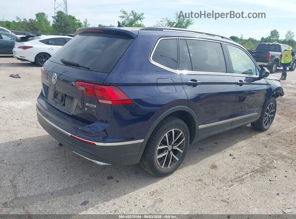 3VV2B7AX9MM003250 2021 VOLKSWAGEN TIGUAN Blue Tył prawy