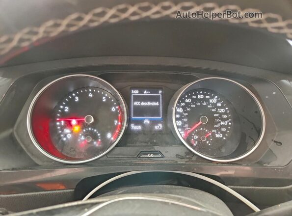 3VV2B7AX9MM083620 2021 VOLKSWAGEN TIGUAN Gray Instrument cluster view