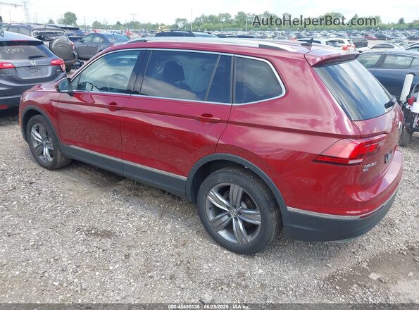 3VV2B7AXXMM083884 2021 VOLKSWAGEN TIGUAN Red Հետևի ձախ