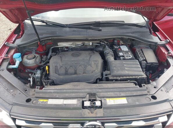 3VV2B7AXXMM083884 2021 VOLKSWAGEN TIGUAN Red Հետևի տեսք
