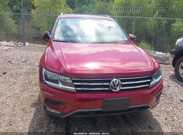 3VV2B7AXXMM083884 2021 VOLKSWAGEN TIGUAN Red Սարքավորումների վահանակի տեսք