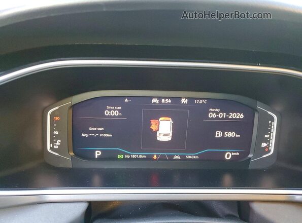 3VV2C7B27TM043034 2026 VOLKSWAGEN TAOS Black ხელსაწყოთა პანელის ხედი