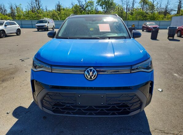 3VV2C7B28SM014317 2025 VOLKSWAGEN TAOS Blue Vista frontal