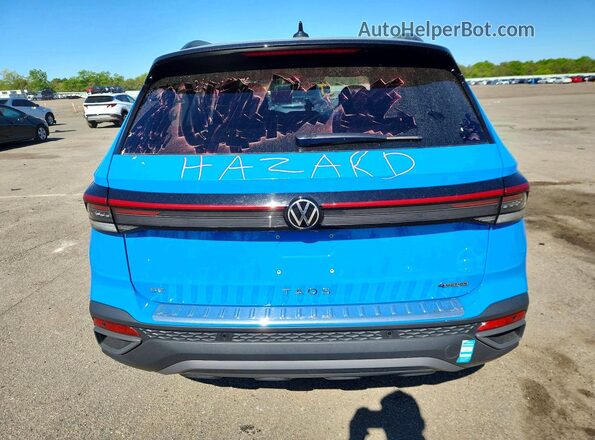 3VV2C7B28SM014317 2025 VOLKSWAGEN TAOS Blue Vista trasera