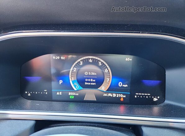 3VV2C7B28SM014317 2025 VOLKSWAGEN TAOS Blue Vista del cuadro de instrumentos