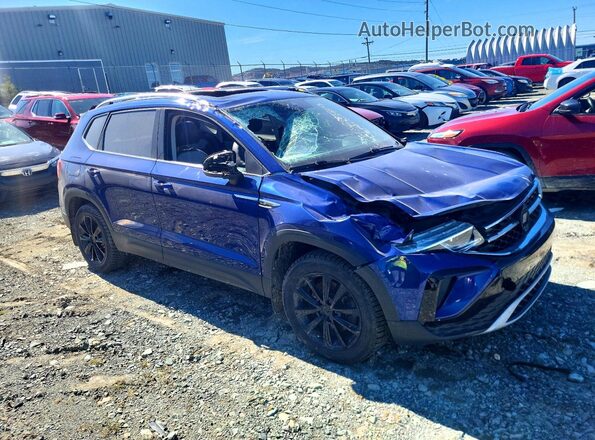 3VV2X7B23PM346600 2023 VOLKSWAGEN TAOS Blue Front right