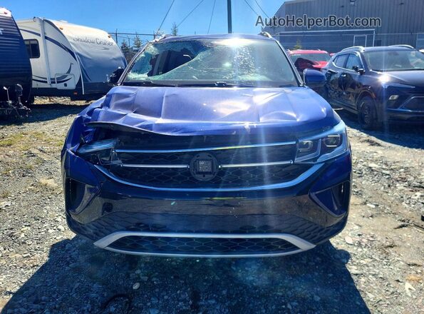 3VV2X7B23PM346600 2023 VOLKSWAGEN TAOS Blue Front view