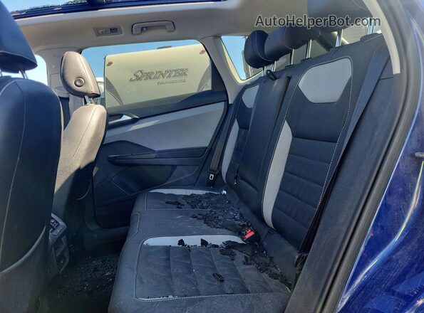 3VV2X7B23PM346600 2023 VOLKSWAGEN TAOS Blue Rear interior view