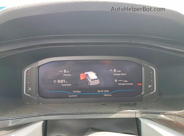 3VV2X7B26NM031075 2022 VOLKSWAGEN TAOS Gray Widok zestawu wskaźników