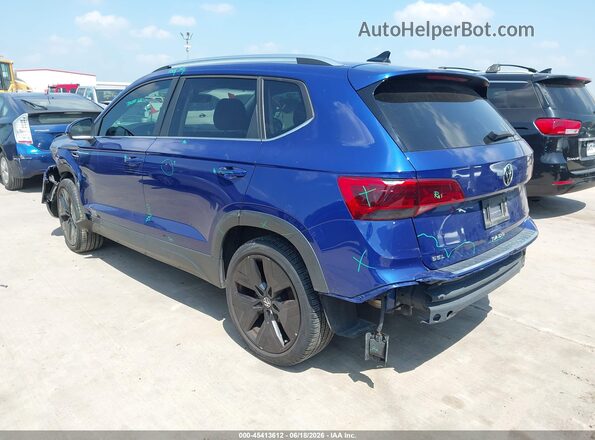 3VV2X7B29PM333706 2023 VOLKSWAGEN TAOS Dark Blue Trasero izquierdo