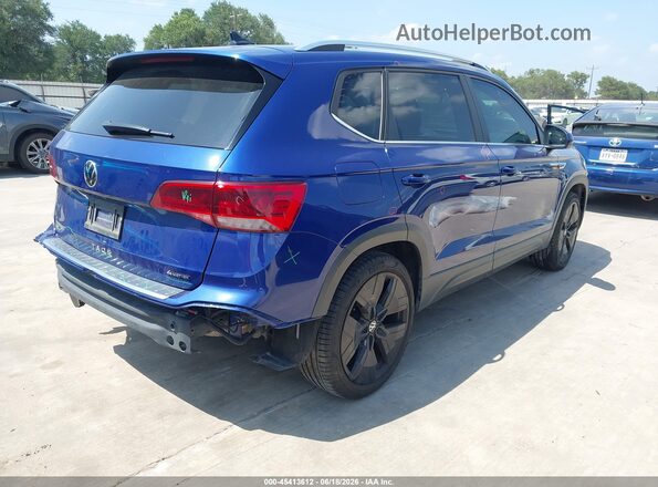 3VV2X7B29PM333706 2023 VOLKSWAGEN TAOS Dark Blue Trasero derecho