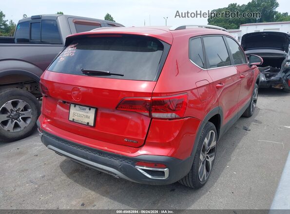 3VV2X7B2XPM343113 2023 VOLKSWAGEN TAOS Red უკანა მარჯვენა