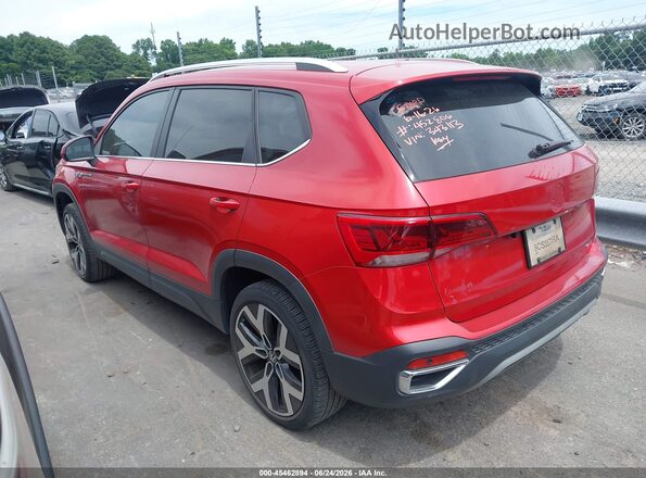 3VV2X7B2XPM343113 2023 VOLKSWAGEN TAOS Red სალონის 360-გრადუსიანი ხედი
