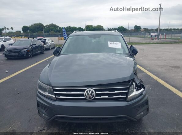 3VV3B7AX0JM003489 2018 VOLKSWAGEN TIGUAN Gray Vista del cuadro de instrumentos