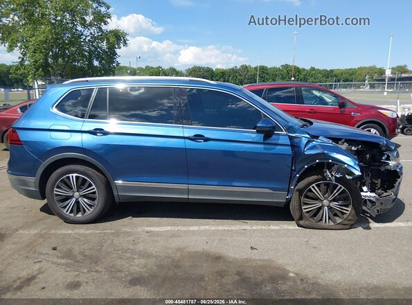3VV3B7AX0JM021135 2018 VOLKSWAGEN TIGUAN Blue Vista frontal