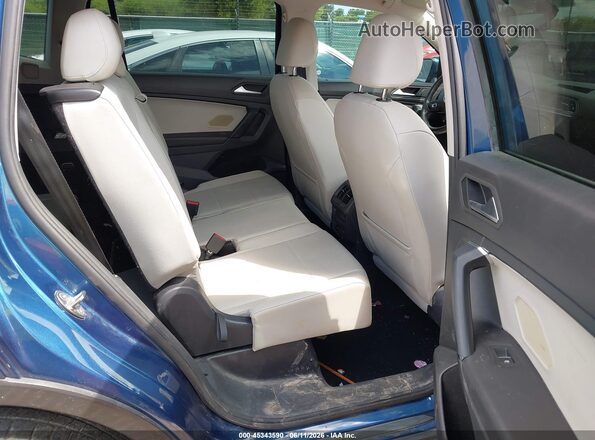 3VV3B7AX0KM063435 2019 VOLKSWAGEN TIGUAN Blue VIN კოდის სტიკერის ხედი