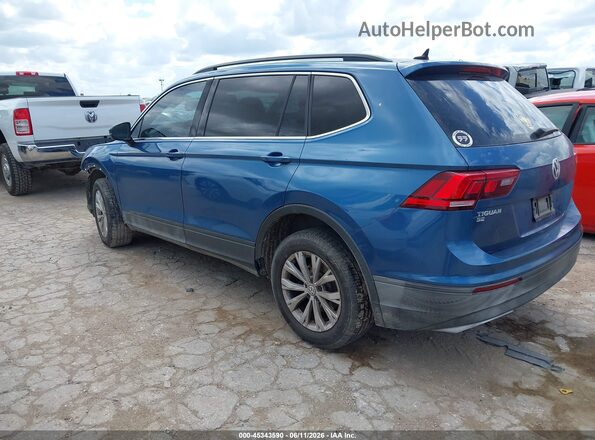 3VV3B7AX0KM063435 2019 VOLKSWAGEN TIGUAN Blue უკანა მარცხენა
