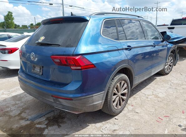 3VV3B7AX0KM063435 2019 VOLKSWAGEN TIGUAN Blue უკანა მარჯვენა