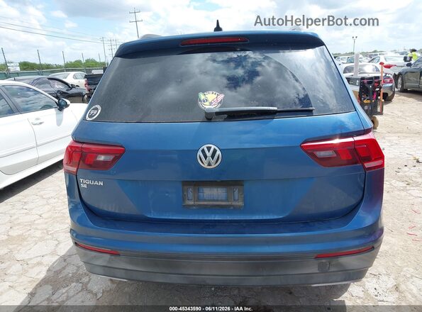 3VV3B7AX0KM063435 2019 VOLKSWAGEN TIGUAN Blue 