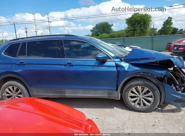 3VV3B7AX0KM063435 2019 VOLKSWAGEN TIGUAN Blue უკანა სალონის ხედი