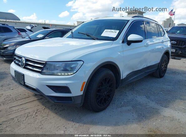3VV3B7AX0KM071289 2019 VOLKSWAGEN TIGUAN White წინა მარცხენა ხედი სამი მეოთხედიდან