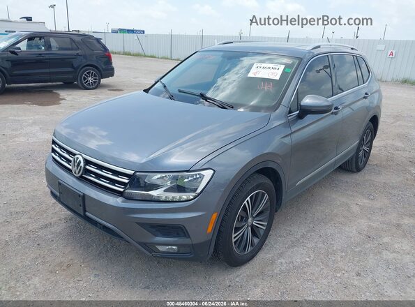 3VV3B7AX0KM159372 2019 VOLKSWAGEN TIGUAN Gray წინა მარცხენა ხედი სამი მეოთხედიდან