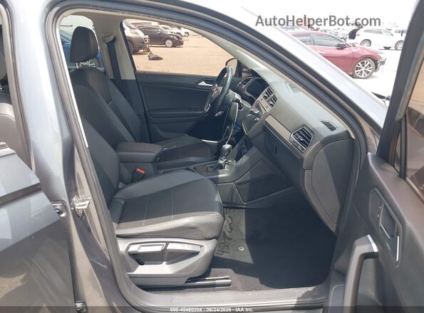 3VV3B7AX0KM159372 2019 VOLKSWAGEN TIGUAN Gray წინა სალონის ხედი