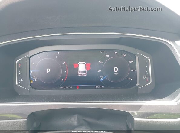 3VV3B7AX0KM159372 2019 VOLKSWAGEN TIGUAN Gray უკანა სავარძლების ხედი