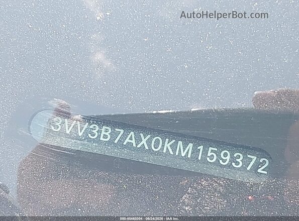 3VV3B7AX0KM159372 2019 VOLKSWAGEN TIGUAN Gray 