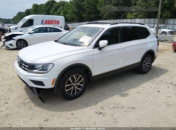 3VV3B7AX0LM082584 2020 VOLKSWAGEN TIGUAN White წინა მარცხენა ხედი სამი მეოთხედიდან