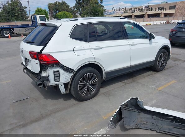 3VV3B7AX1JM015196 2018 VOLKSWAGEN TIGUAN Белый 