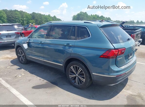 3VV3B7AX1KM122203 2019 VOLKSWAGEN TIGUAN Blue Tył lewy