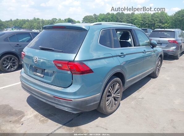 3VV3B7AX1KM122203 2019 VOLKSWAGEN TIGUAN Blue Tył prawy