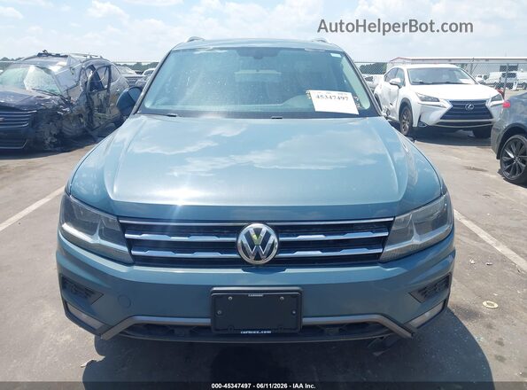3VV3B7AX1KM122203 2019 VOLKSWAGEN TIGUAN Blue Widok zestawu wskaźników