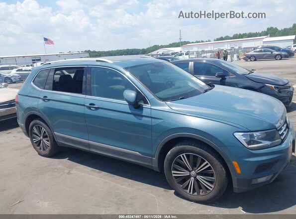 3VV3B7AX1KM122203 2019 VOLKSWAGEN TIGUAN Blue Widok wnętrza z tyłu