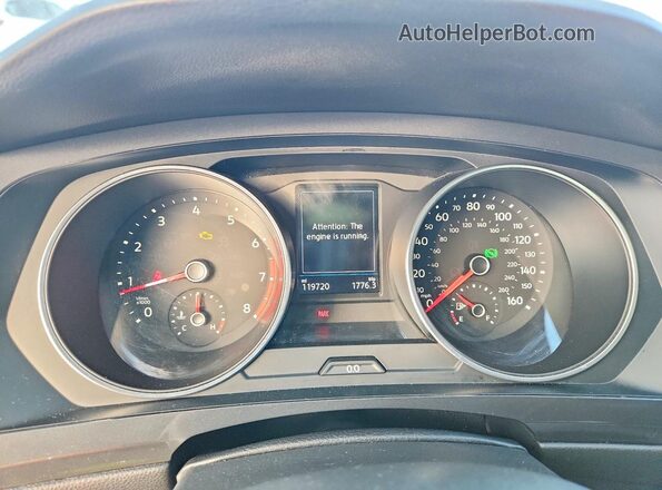 3VV3B7AX1LM092900 2020 VOLKSWAGEN TIGUAN Silver Սարքավորումների վահանակի տեսք