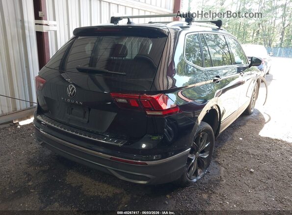 3VV3B7AX1NM082144 2022 VOLKSWAGEN TIGUAN Black უკანა მარჯვენა