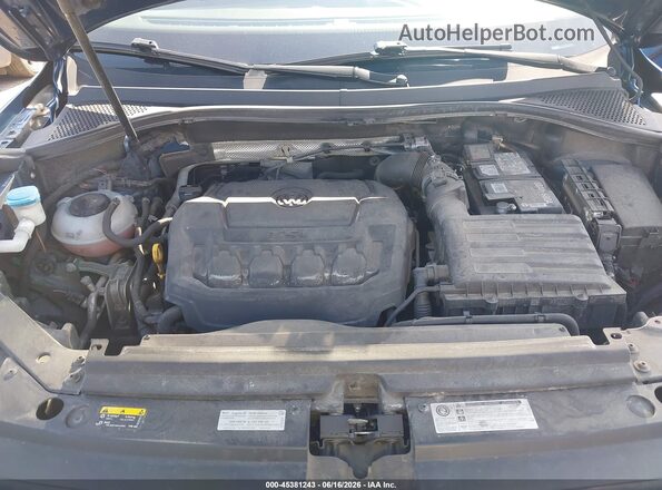 3VV3B7AX2JM109796 2018 VOLKSWAGEN TIGUAN Синий Вид сзади