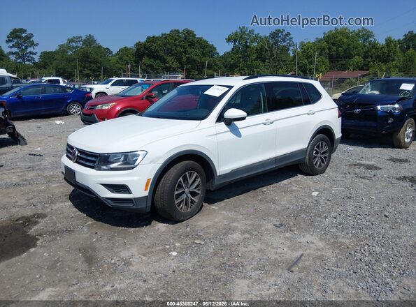 3VV3B7AX2LM019793 2020 VOLKSWAGEN TIGUAN White Առջևի ձախ երեք քառորդ տեսարան