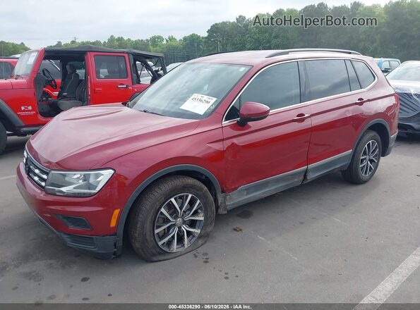 3VV3B7AX2LM090332 2020 VOLKSWAGEN TIGUAN Maroon Vista tres cuartos delantera izquierda