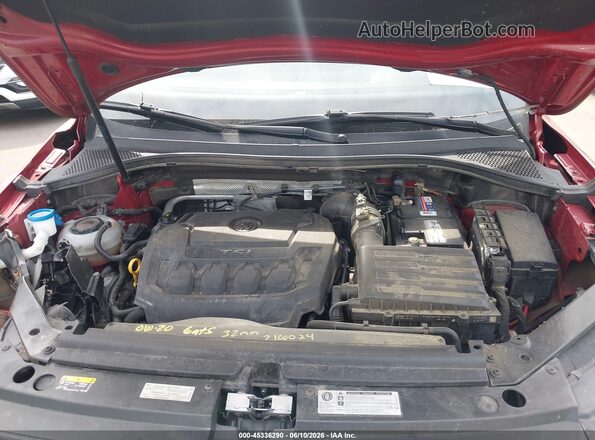 3VV3B7AX2LM090332 2020 VOLKSWAGEN TIGUAN Maroon Vista trasera