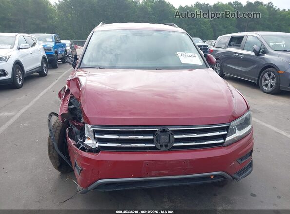 3VV3B7AX2LM090332 2020 VOLKSWAGEN TIGUAN Maroon Vista del cuadro de instrumentos