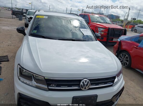 3VV3B7AX2MM002557 2021 VOLKSWAGEN TIGUAN Белый Вид щитка приборов