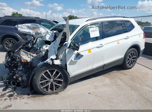 3VV3B7AX2MM045330 2021 VOLKSWAGEN TIGUAN White Передня ліва чверть