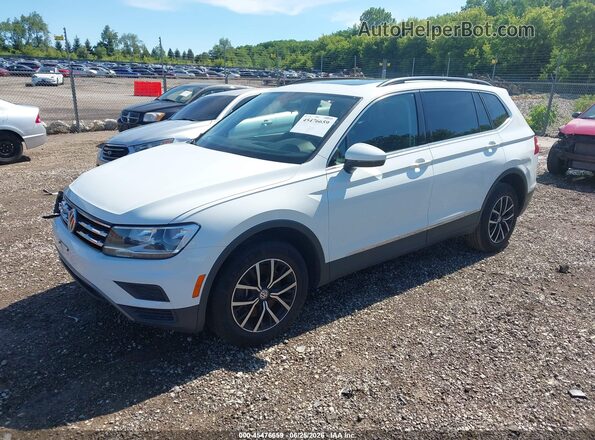 3VV3B7AX2MM080224 2021 VOLKSWAGEN TIGUAN White Vista tres cuartos delantera izquierda