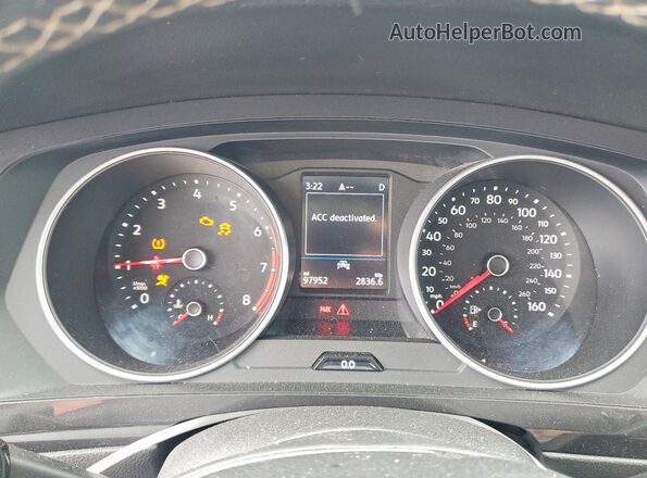 3VV3B7AX2MM112864 2021 VOLKSWAGEN TIGUAN Silver Սարքավորումների վահանակի տեսք